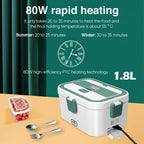 Electric Lunch Box Food Warmer 1.8 L 80W  Camping Bento Picnic Portable Food Heater Car/Truck/Home in-car Electric Lunch Box