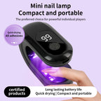 Lampe UV LED compacte pour séchage rapide des vernis gel