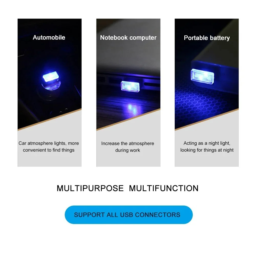 Lumière USB compacte pour voiture