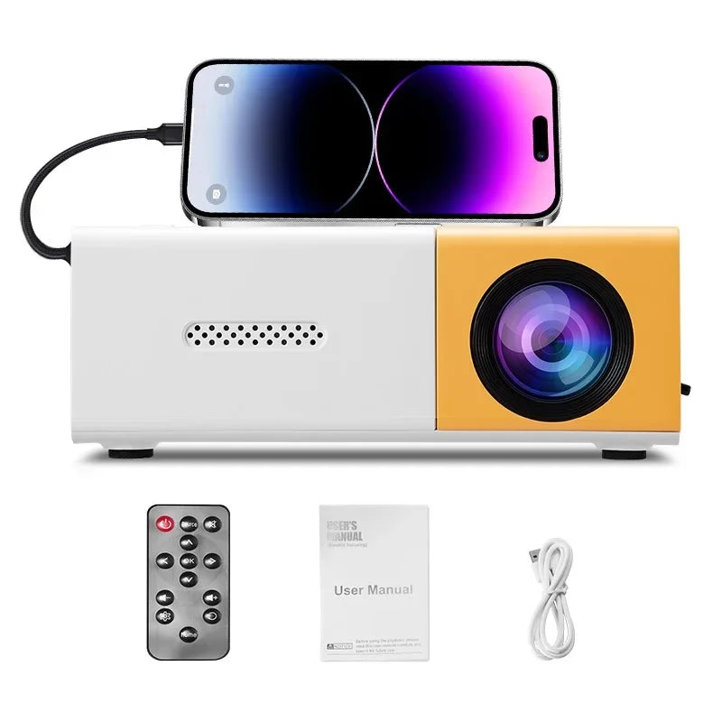 Projecteur portable compact pour home cinéma