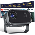 Mini 4K Projector WallProjecteur 4K Portable – WiFi 6
