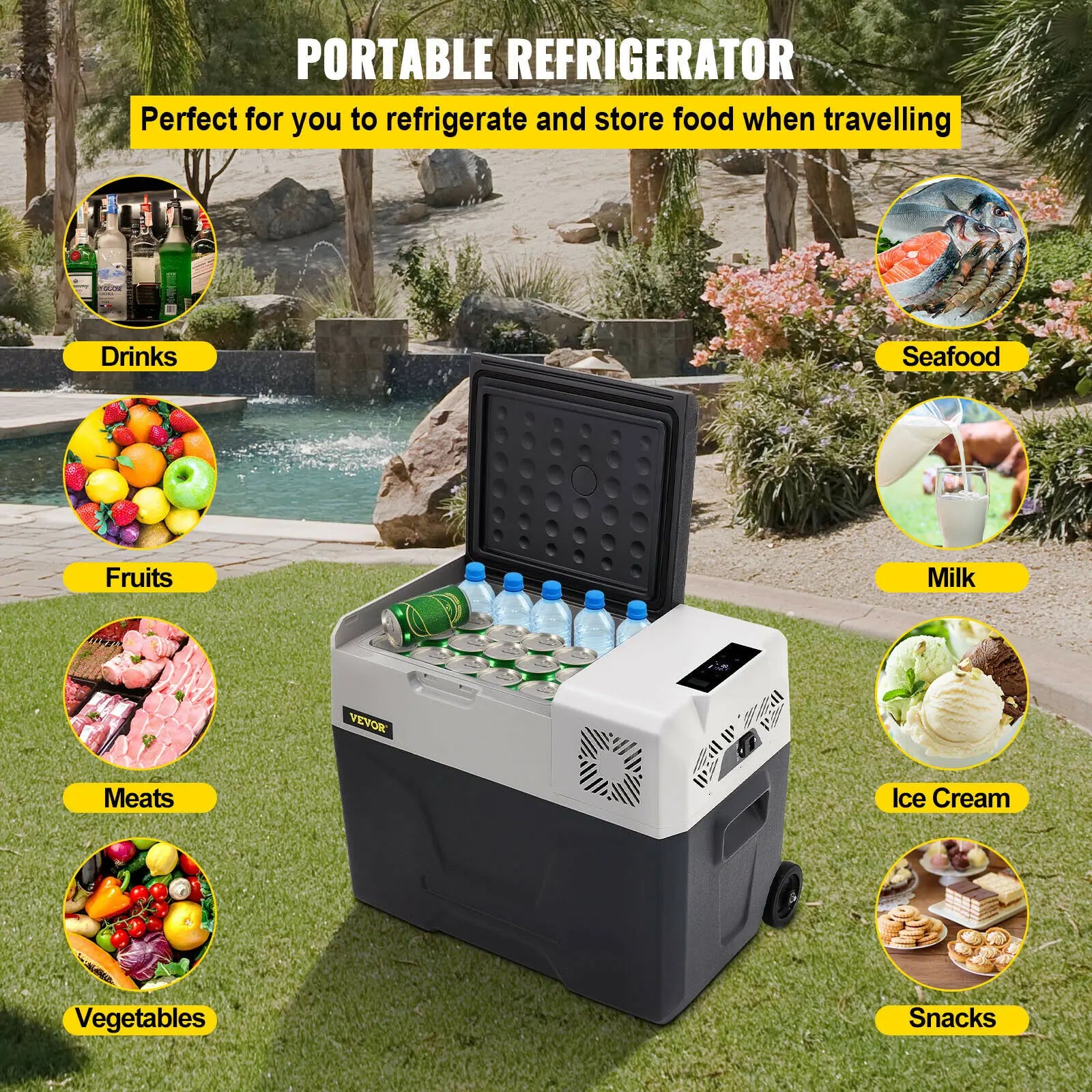 Le réfrigérateur portable SucceBuy est disponible en 30L, 40L et 50L