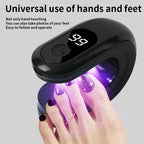 Lampe UV LED compacte pour séchage rapide des vernis gel