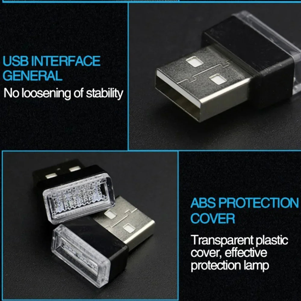 Lumière USB compacte pour voiture