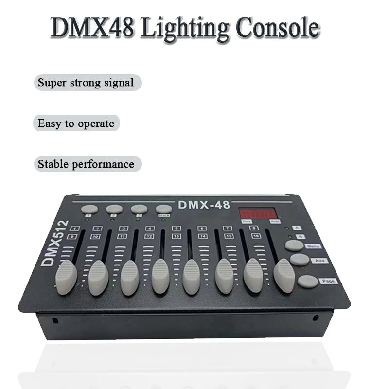 Contrôleur DMX 48 Canaux Professionnel pour Éclairage
