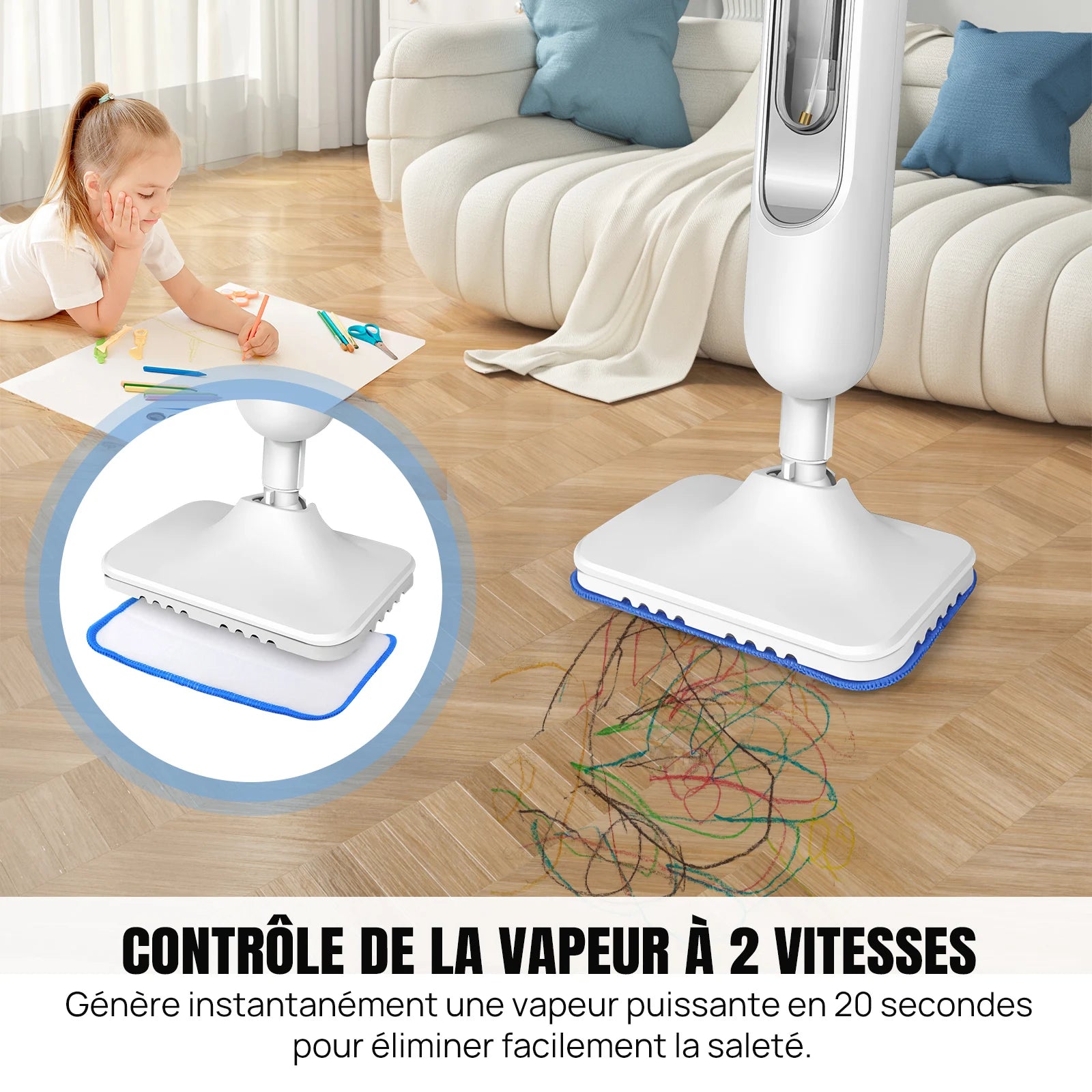 Le nettoyeur vapeur