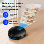 Aspirateur robot intelligent 2 en 1